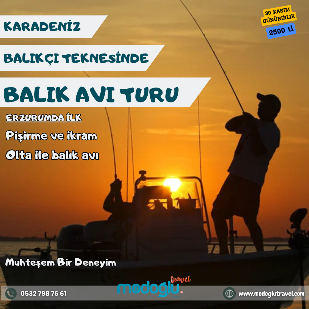 30-Kasım Balık Av Turu